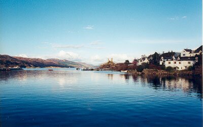 Kyleakin, Skye, with Lochbuie hostel to the right